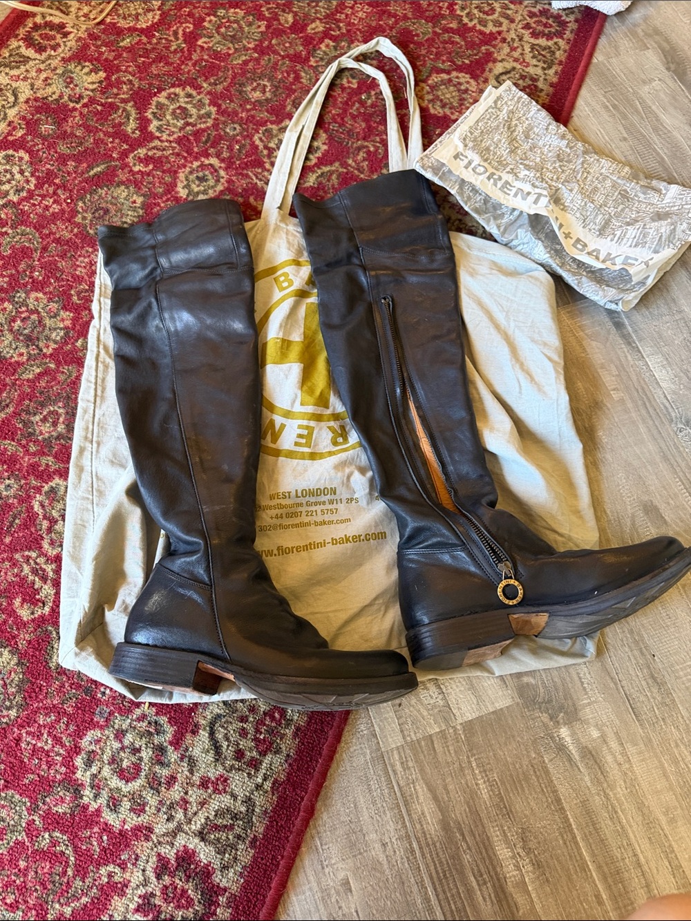 Fiorentini and Baker 36 black leather